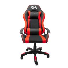 Cadeira Gamer Syrax Ergonômica com Ajuste de Altura e Estrutura Reforçada que Suporta 120kg Vermelha - CH36BKRD ELG