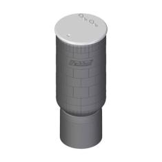 Bolsa Pneumática Suspensão Eixo c/ Base Scania P S4 S5 NTG - Fabbof Co