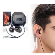 Fone de Ouvido Profissional Com Retorno de Palco e Microfone AK6 - QKZ