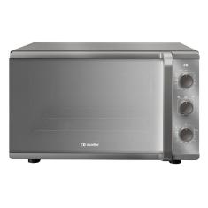 Forno Elétrico De Bancada Mueller Espelhado 50 Litros E 3 Modos De Assar MFB50K Cinza 220V