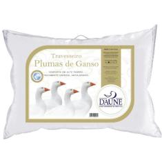 Travesseiro Daune 100% Plumas de Ganso 50x70cm, 1 Peça