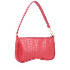 Bolsa Baguete em Croco Liz-Feminino