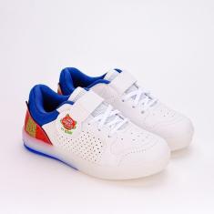 Tênis Infantil Led e Luz Kidy Hype Gato Galactico Azul