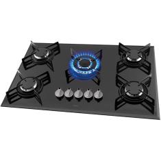 Cooktop 5 Bocas Philco 5 Tc à Gás - Glp Pto Tripla-Chama