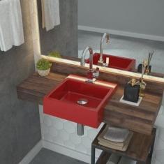 Kit Cuba XQ355 com Torneira Luxo 1195 e Válvula Click 1 1/2 Polegada Compace