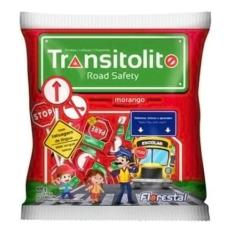 Pirulito Transitolito Morango - 400g - Florestal