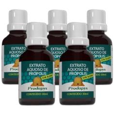 Própolis Extrato Aquoso Sem Álcool 30Ml Kit Com 5 - Prodapys