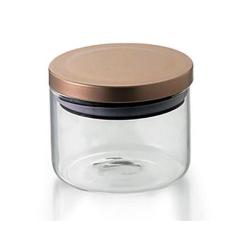 Pote Hermético Borossilicato Tampa Bronze 370ml - Mimo Style