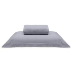 Jogo De Cama Buettner Solteiro Malha 100% Algodão Liso 2 Peças Image C