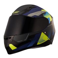Capacete X11 Trust Pro Transit com Viseira Extra Integral-Unissex