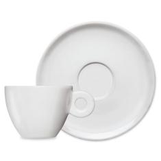 Xícara de Cappuccino Itália Germer com Pires de Porcelana 145 ml