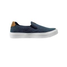 Tênis Dudalina Masculino Zara Slip On Lona Mistral Napa Logo-Masculino