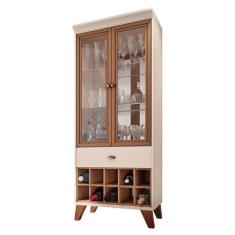 Cristaleira Ópera Off White Nature - HB Móveis