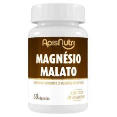 Magnésio Malato 600Mg 60 Cáps - Apisnutri