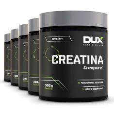 Kit 5 Creatina Dux Creapure Sem Sabor 300g