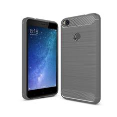 Capa para Xiaomi Max 2, capa de material de fibra de carbono, suave antiderrapante, macia, anti-impressões digitais, capa totalmente protetora para Xiaomi Max 2