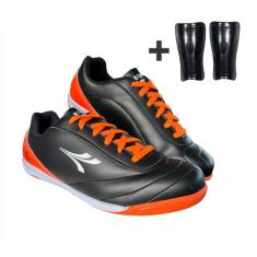 Kit Caneleira e Tênis Futsal Chuteira Futebol De Salão Uny Linha Conte