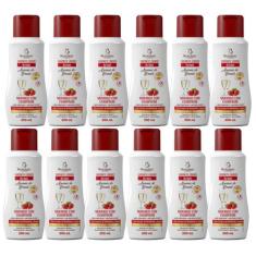 Kit 12 Sabonete Íntimo Morango Champagne 200Ml - Bio Instinto