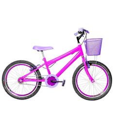 Bicicleta Infantil Feminina Aro 20 Aero Pink e Violeta