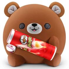 Pelúcia Snackles 35Cm - Urso Terry Com Pringles - Candide