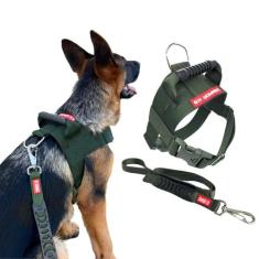 Coleira Peitoral para Cachorro com Guia - Tamanho M - Canadá K9 Acessó