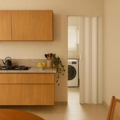 Porta Sanfonada Pvc 0,84x2,10 Multilit branco - Plasflex