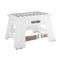 Banqueta plástica dobrável 355x285x220mm 150kg - Vonder