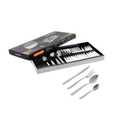 Jogo De Talheres Faqueiro Inox 24 Peças Búzios Tramontina