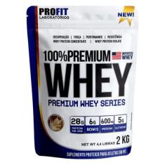 100% Premium Whey 2Kg - Baunilha - Profit
