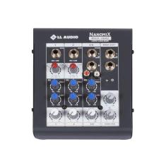 Mesa De Som Mixer Nanomix Ll Audio Na402 4 Canais C/Pc Sound