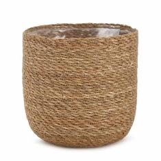 Cachepot em Fibra Natural - Marrom