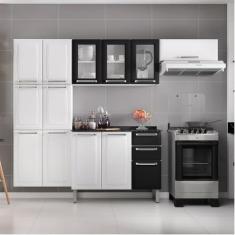 Cozinha Completa 4 Peças 13 Portas 2 Gavetas Luce