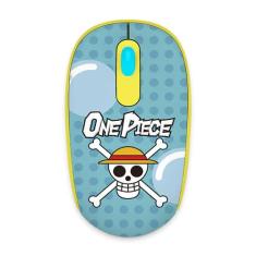 Mouse Akko One Piece Azul e amarelo Smart 1
