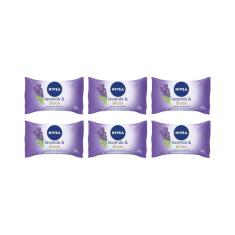 Sabonete Nivea 85G Lavanda/Oleos - Kit C/6Un