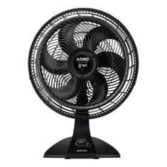 Ventilador De Mesa Ve3200b Turbo Force 2 Em 1 Arno Preto 220v