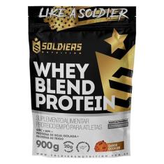 Whey Blend Protein Concentrado e Isolado - 900g - Soldiers Nutrition, 