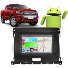 Multimidia Ford Ranger 2017 2018 2019 2020 2021 7"  CarPlay Android Au