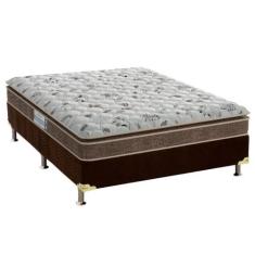 Cama Box Casal: Colchão Espuma Probel D45 ProDormir Advanced + Base CR