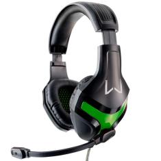 Headset Gamer Warrior Harve PH298 - Com Microfone - Conector P2 - Verde-Unissex
