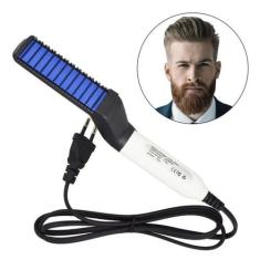 Chapinha Alisadora para Barba E Cabelo Masculino Com Pente - For Beaut