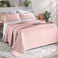 Colcha Solteiro Dohler Rosa 2 Peças
