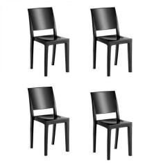 Conjunto 4 Cadeiras Cristal Uz - Kappesberg