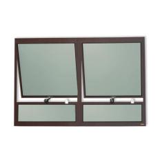 Janela de Alumínio Maxim-ar 2 Seções 80x120cm Vidro Mini Boreal Plus B