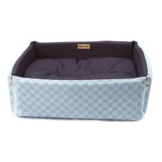 Cama Camping para Cachorro e Gato Pet - Bichinho Chic, Azul, M