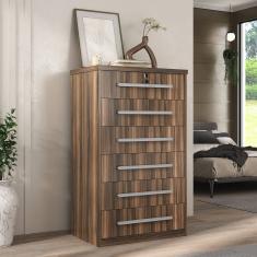 Cômoda Grande 6 Gavetas Com Fechadura 1327 Ilan San Remo