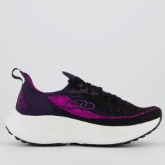 Tênis Olympikus Marez Feminino Preto e Rosa