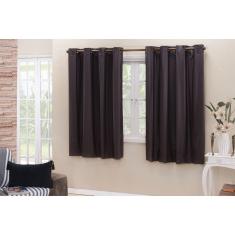 Cortina Corta Luz Blackout Blecaute 2,80 x 1,60 Tabaco Lisa
