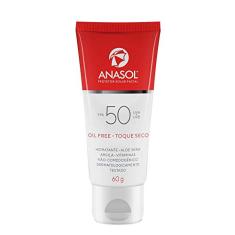 Anasol Fps 50 Protetor Facial Toque Seco Com Argila Orgânica