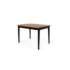 Mesa 6 Lugares Retangular Madeira Maciça Milena Ecomóveis Preto/Marroml