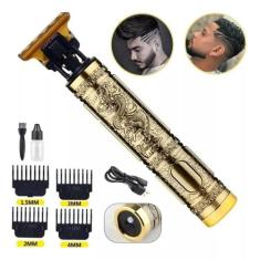 Máquina Elegância Sem Fios: Dragão para Cortar Cabelo e Barba Bivolt -
